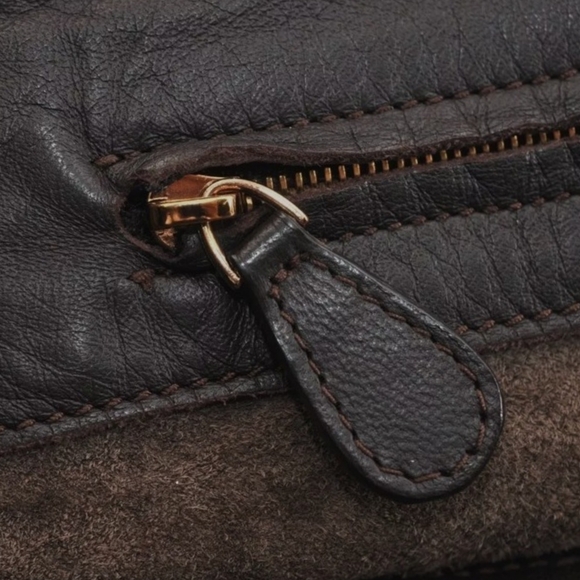 Authentic BOTTEGA VENETA Intrecciato Leather Shoulder Tote Bag Brown - Picture 12 of 15